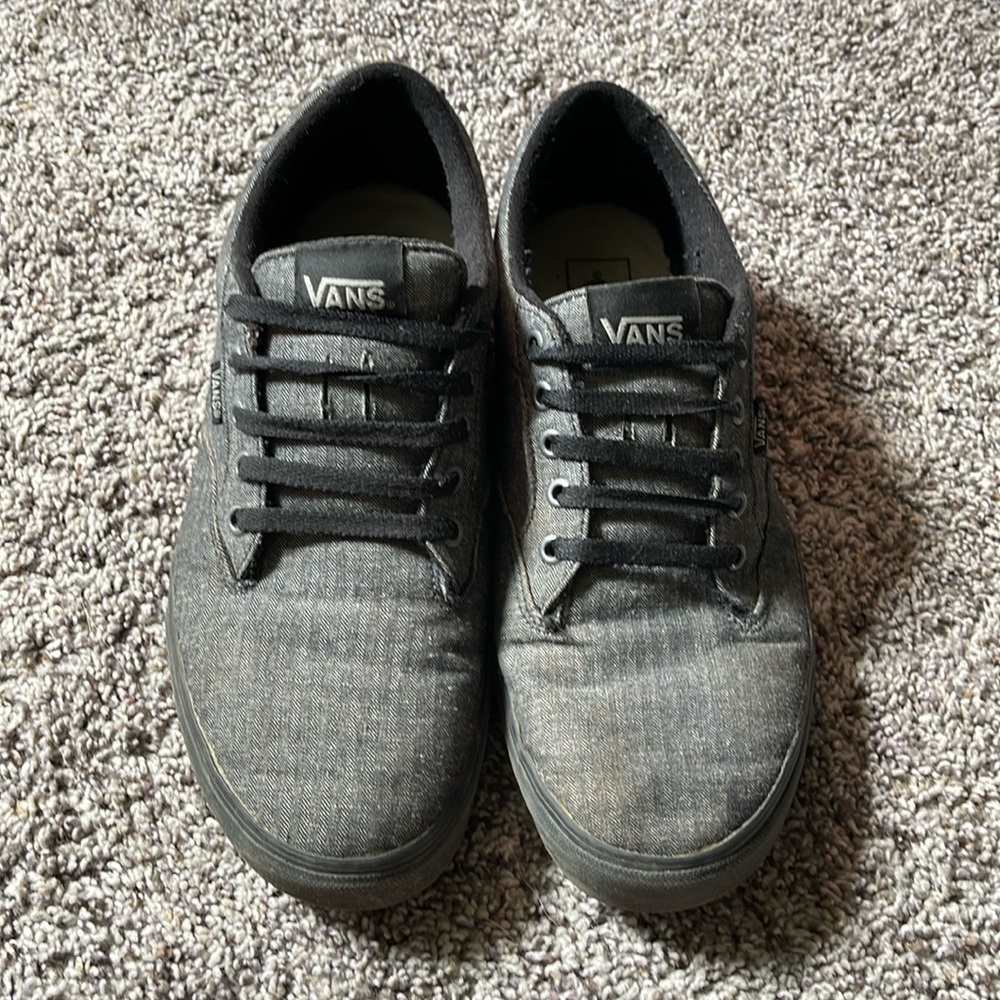 Men’s Gray/Black Vans Shoes